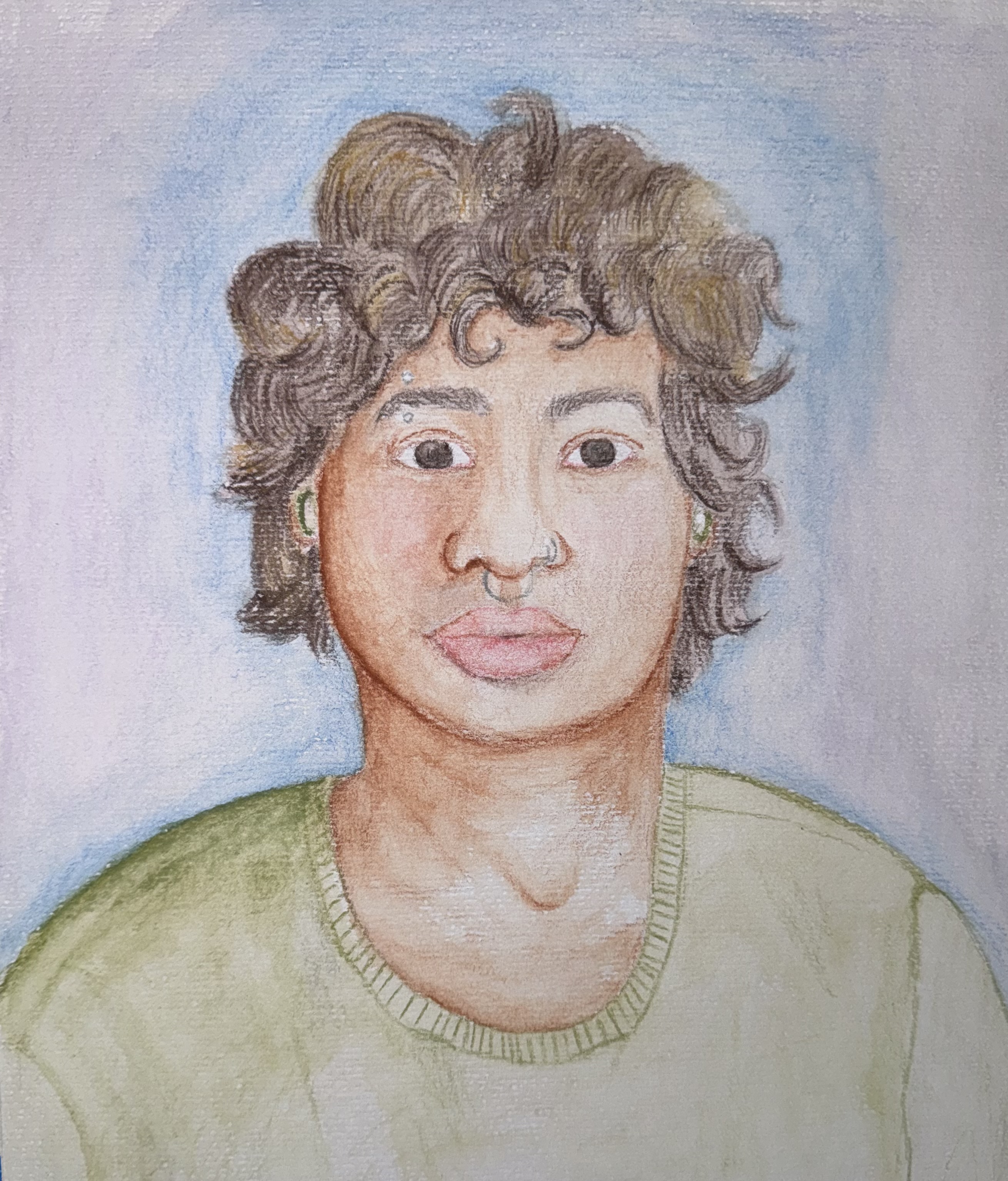 crappy watercolor portrait