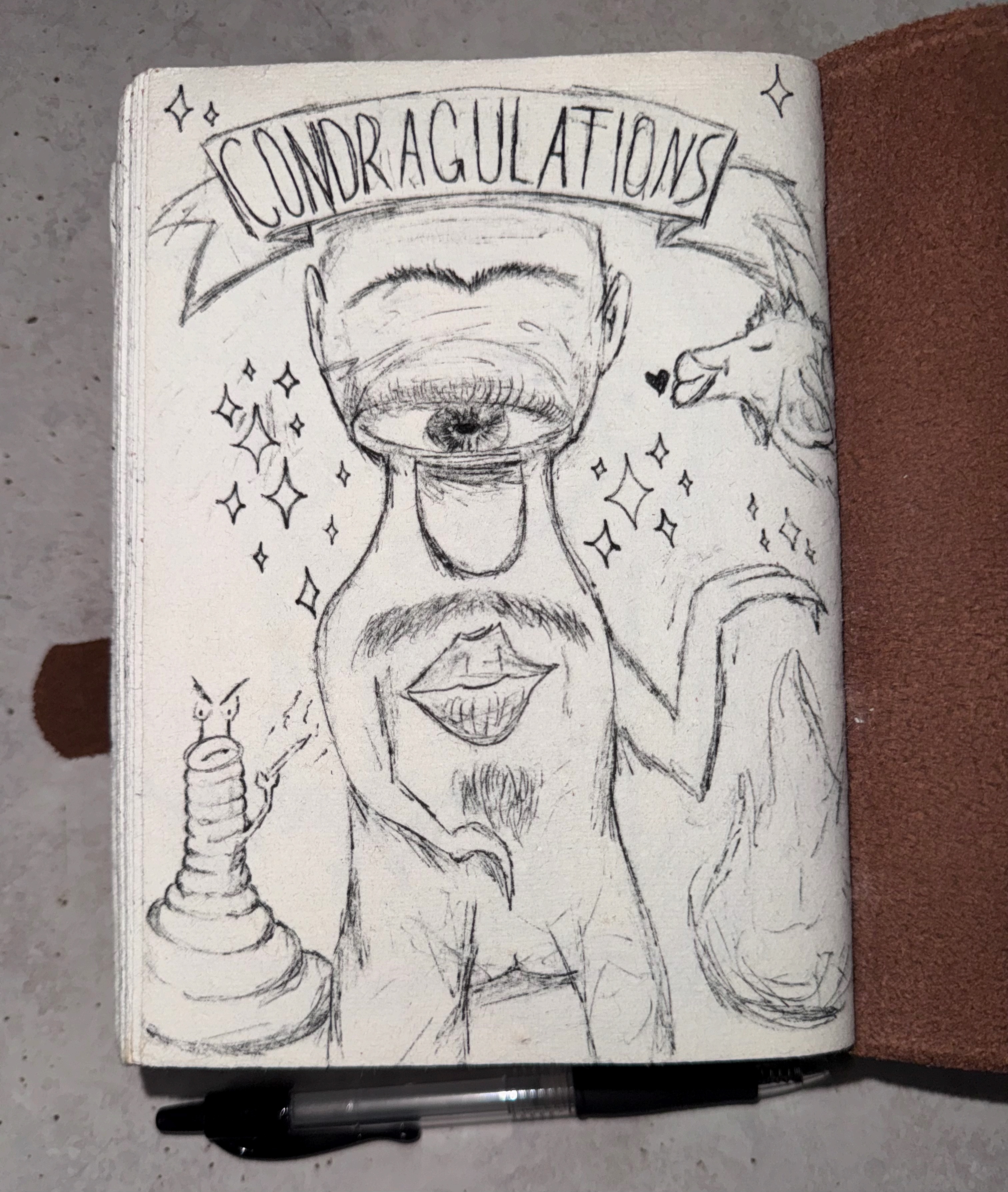 first page of my first sketchbook